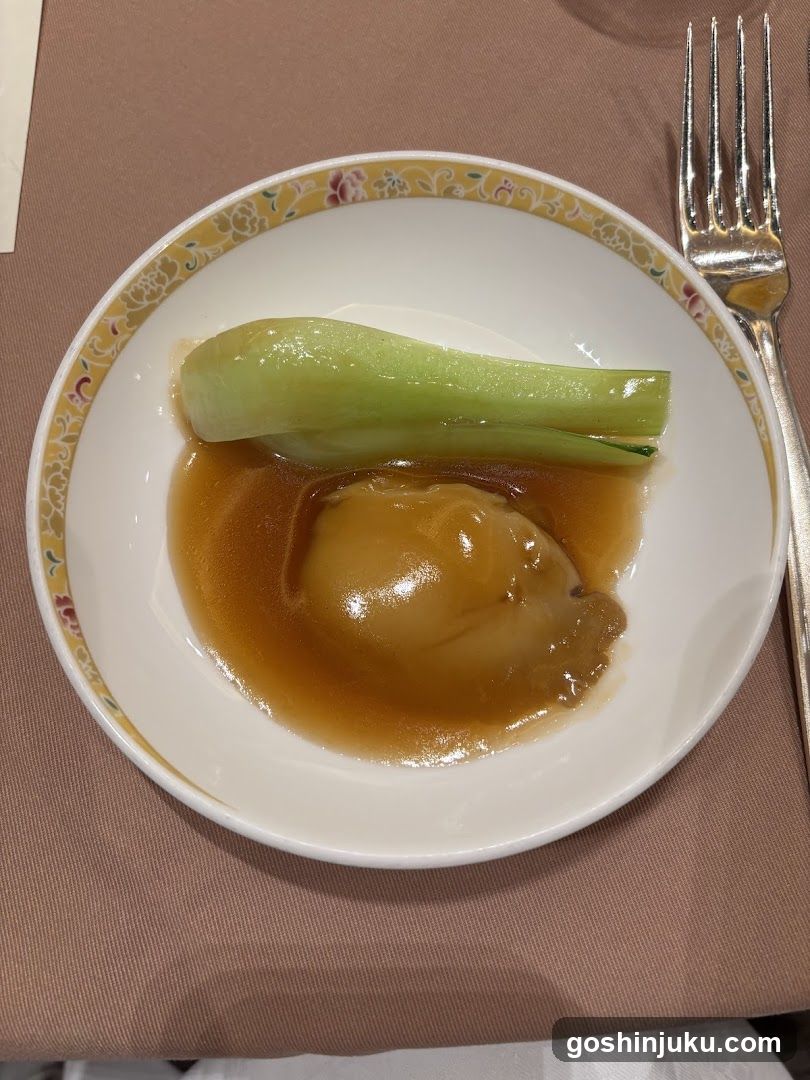 Braised Abalone with Bok Choy