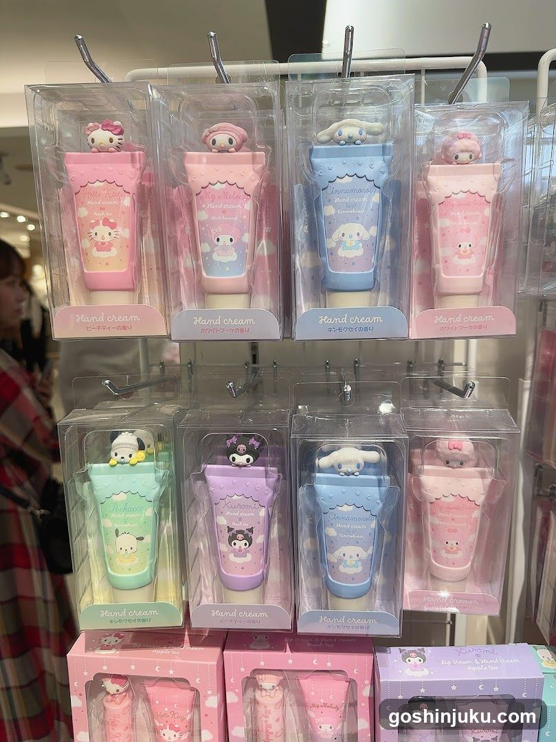 Sanrio Hand Cream Display