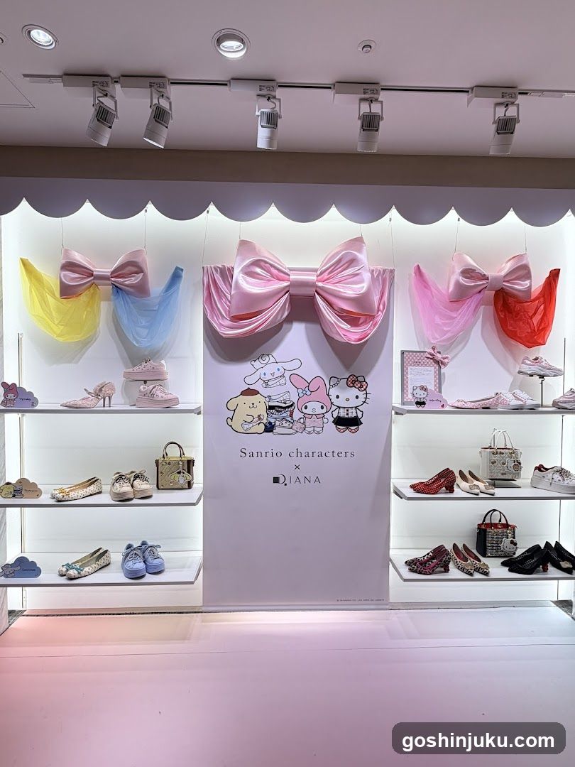 Sanrio x DIANA Store Display