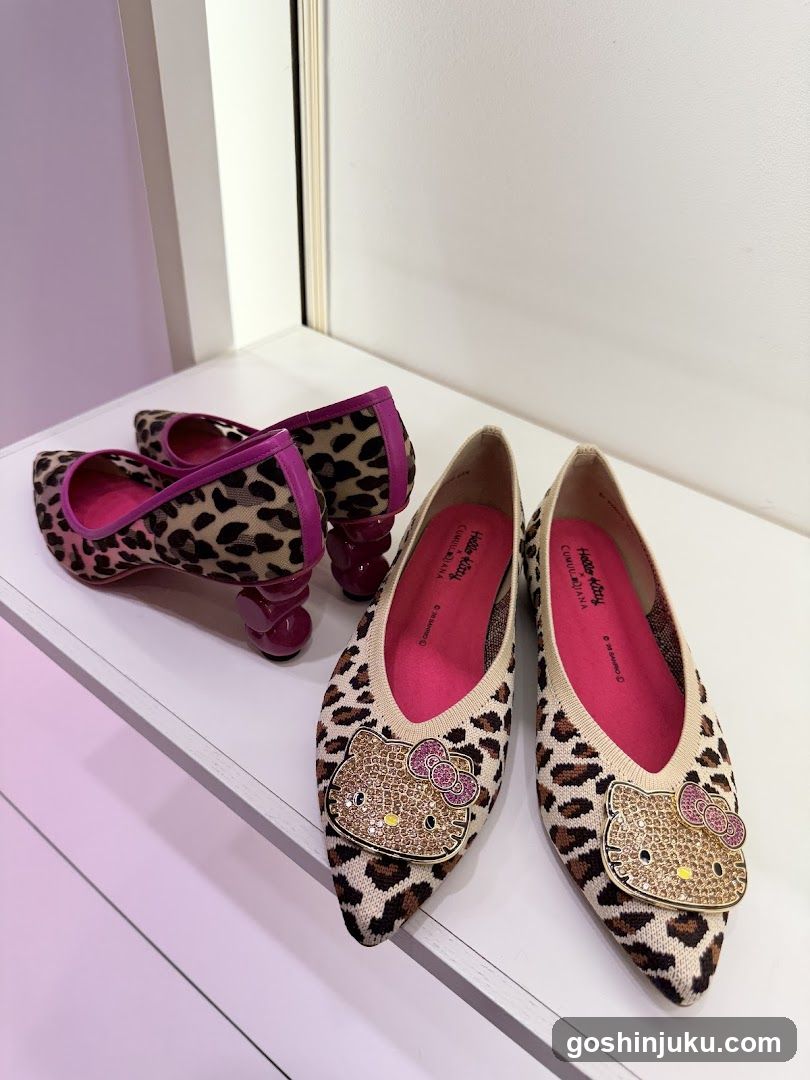 Hello Kitty Leopard Heels Display