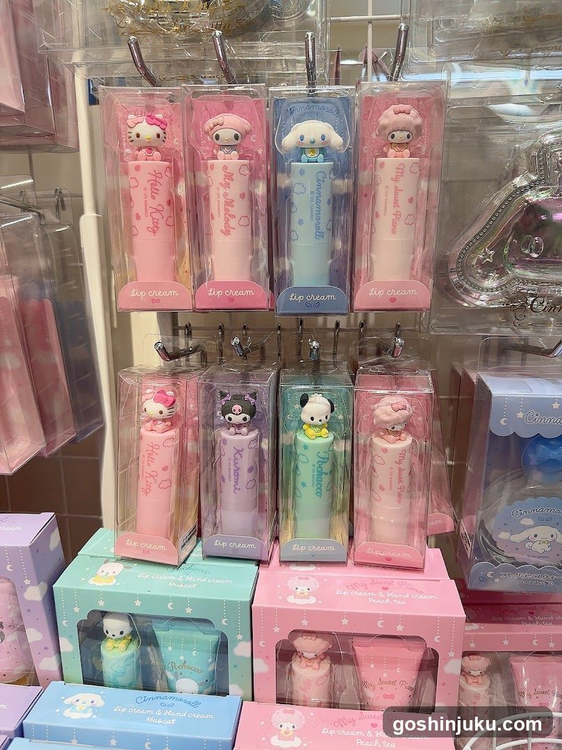 Cute Character Lip Cream Display