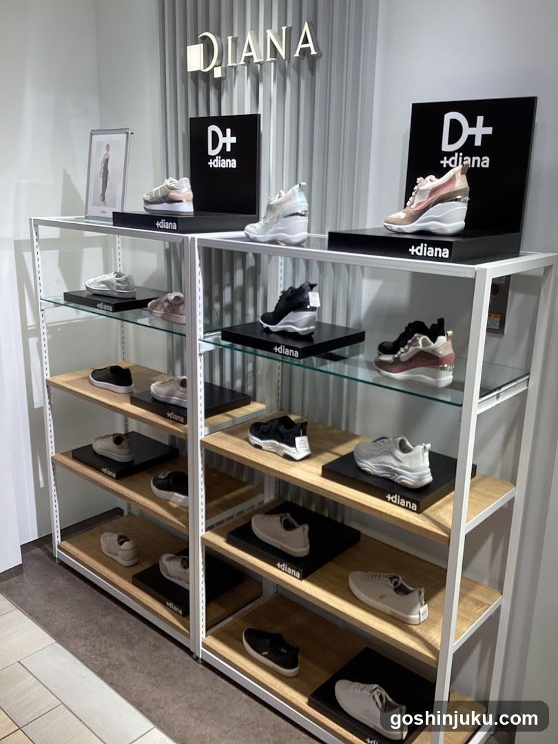 Diana Shoe Display
