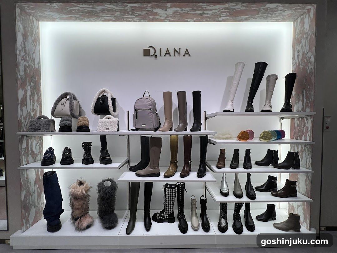 Diana Footwear Display
