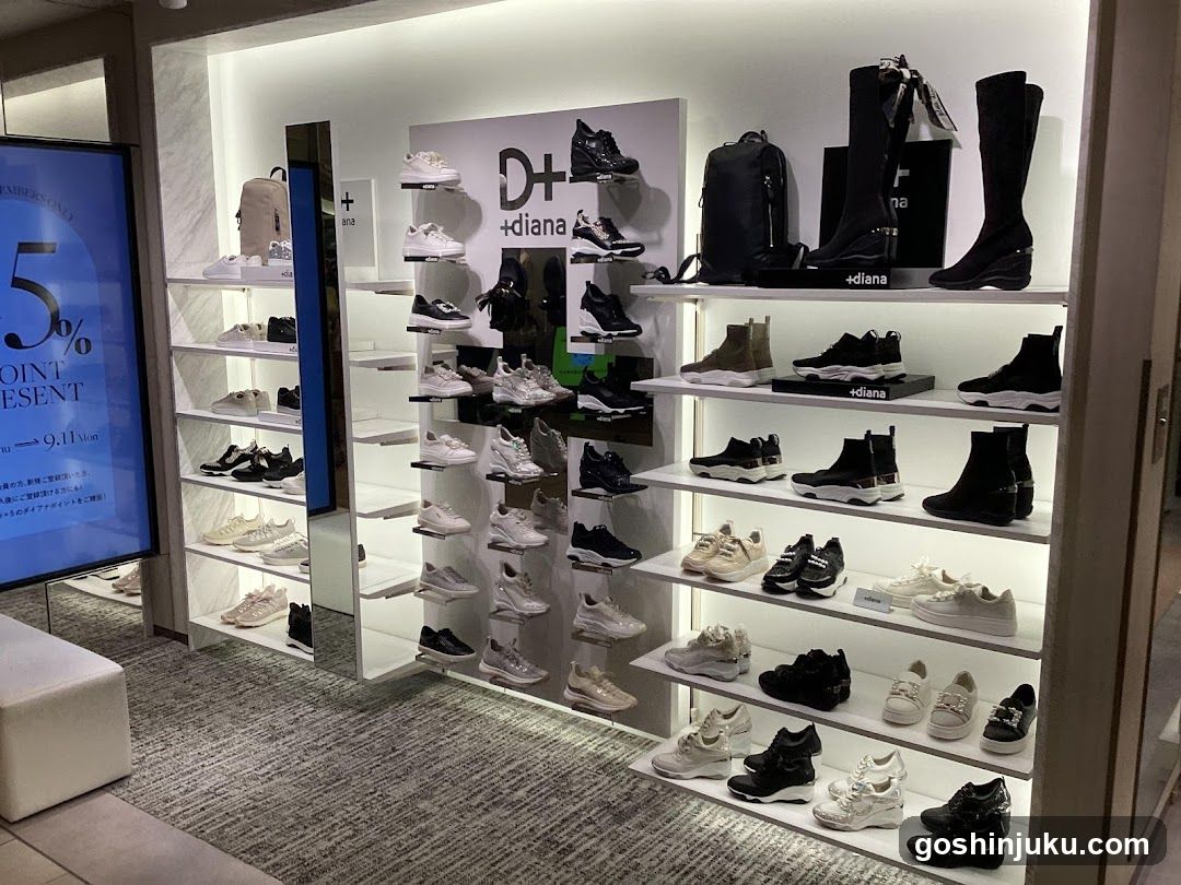 Shoe Store Interior Display