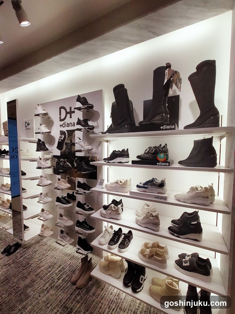 Diana Shoe Store Interior Display
