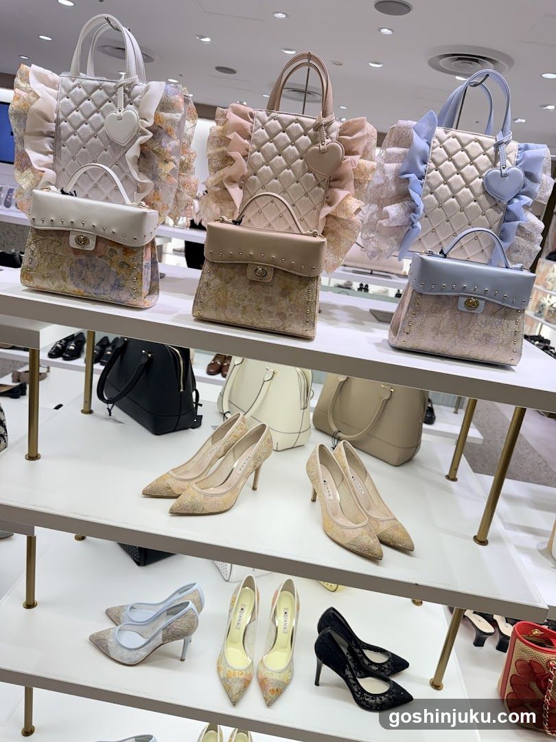 Luxury Handbag and Shoe Display