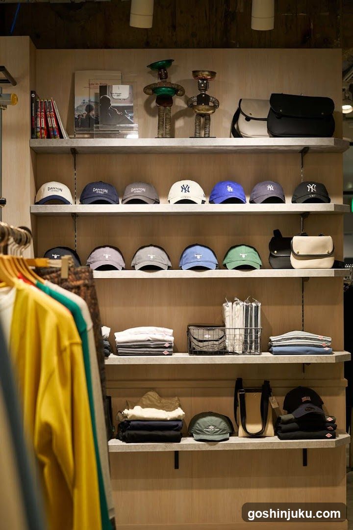 Clothing Store Interior Display