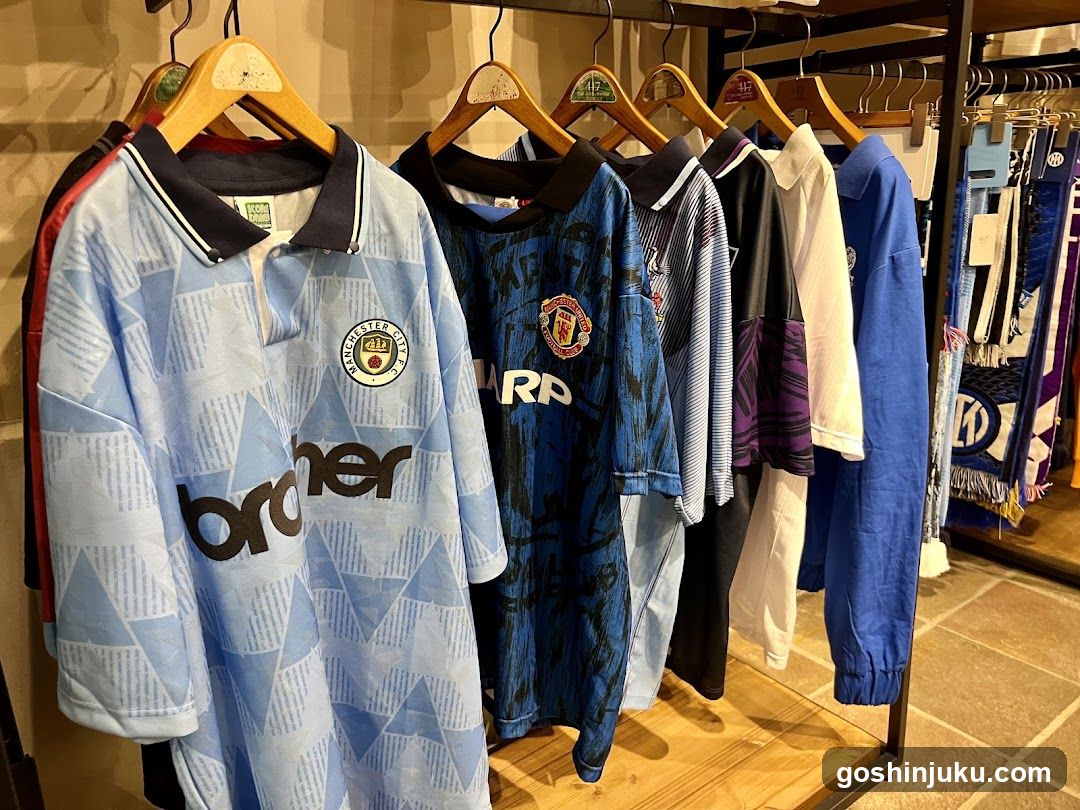 Vintage Football Jerseys Display