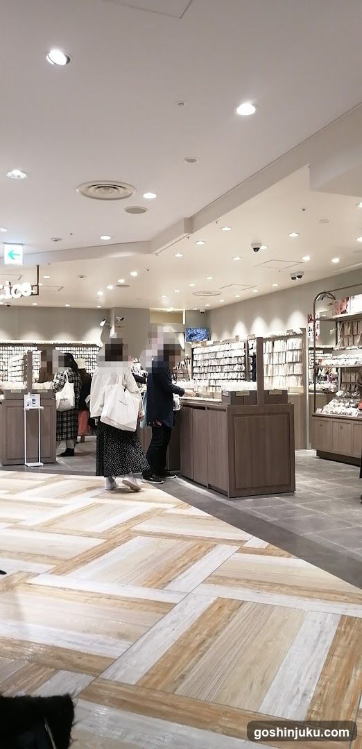 Interior of a retail store