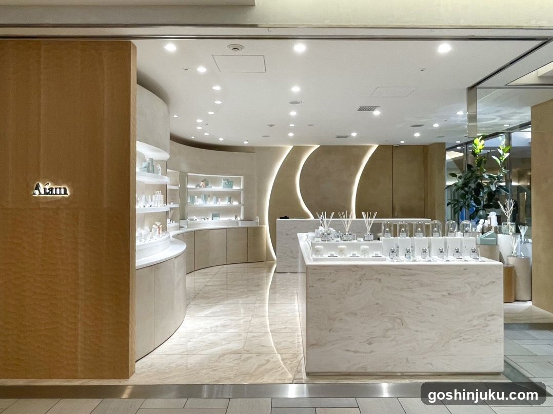 Interior of a modern retail store
