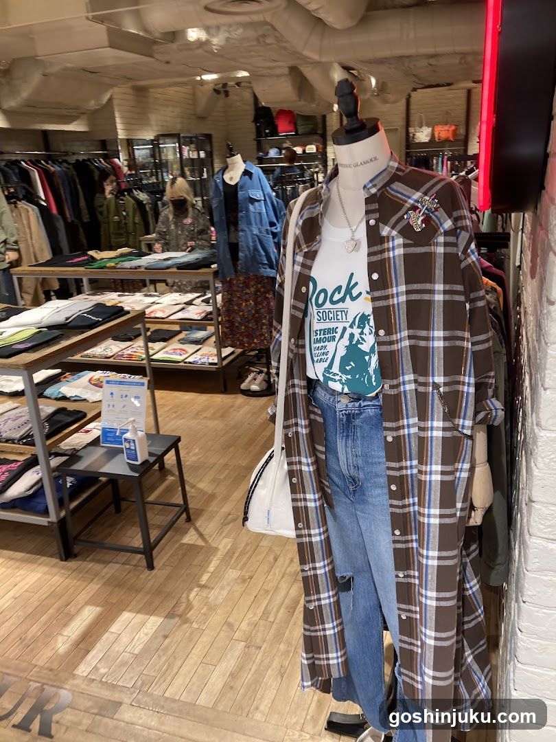 Clothing Store Interior Display