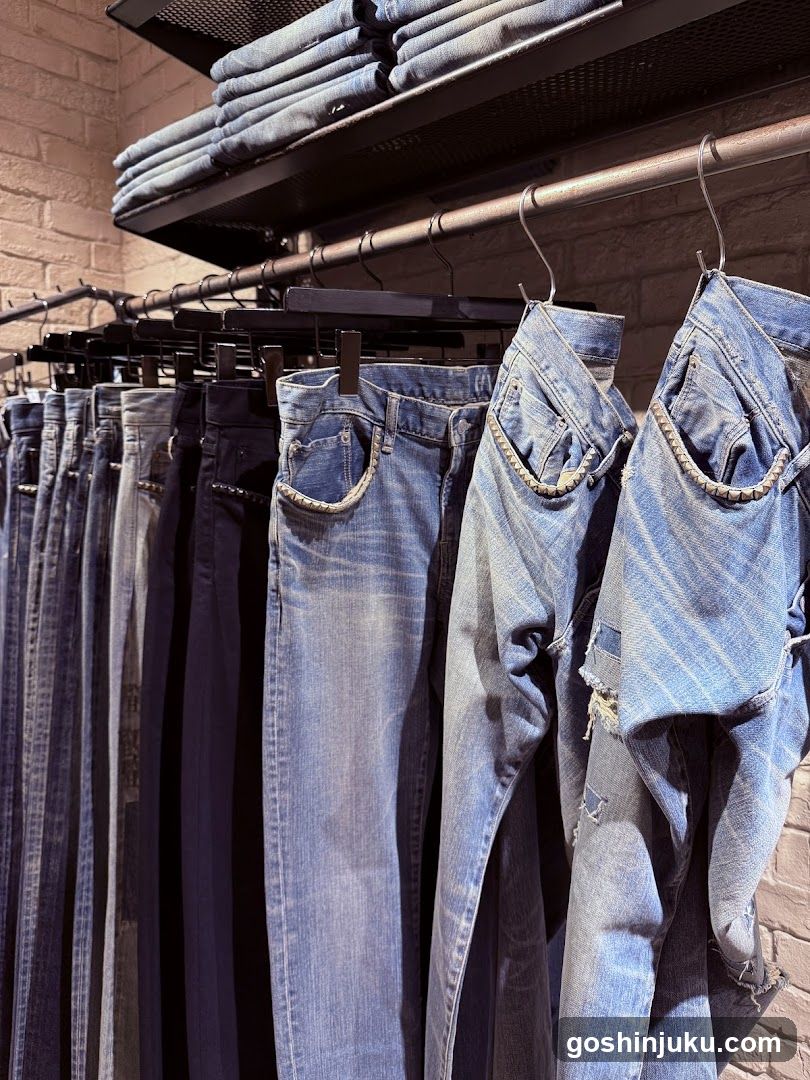 Denim Clothing Display