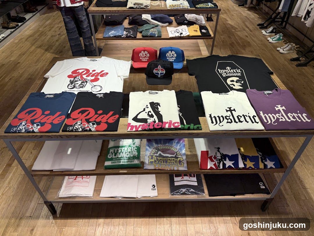 T-Shirt and Merchandise Display