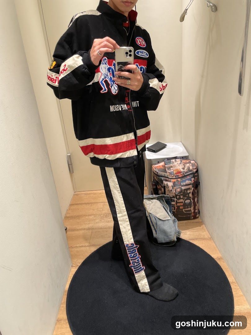 Fashion Outfit Mirror Selfie