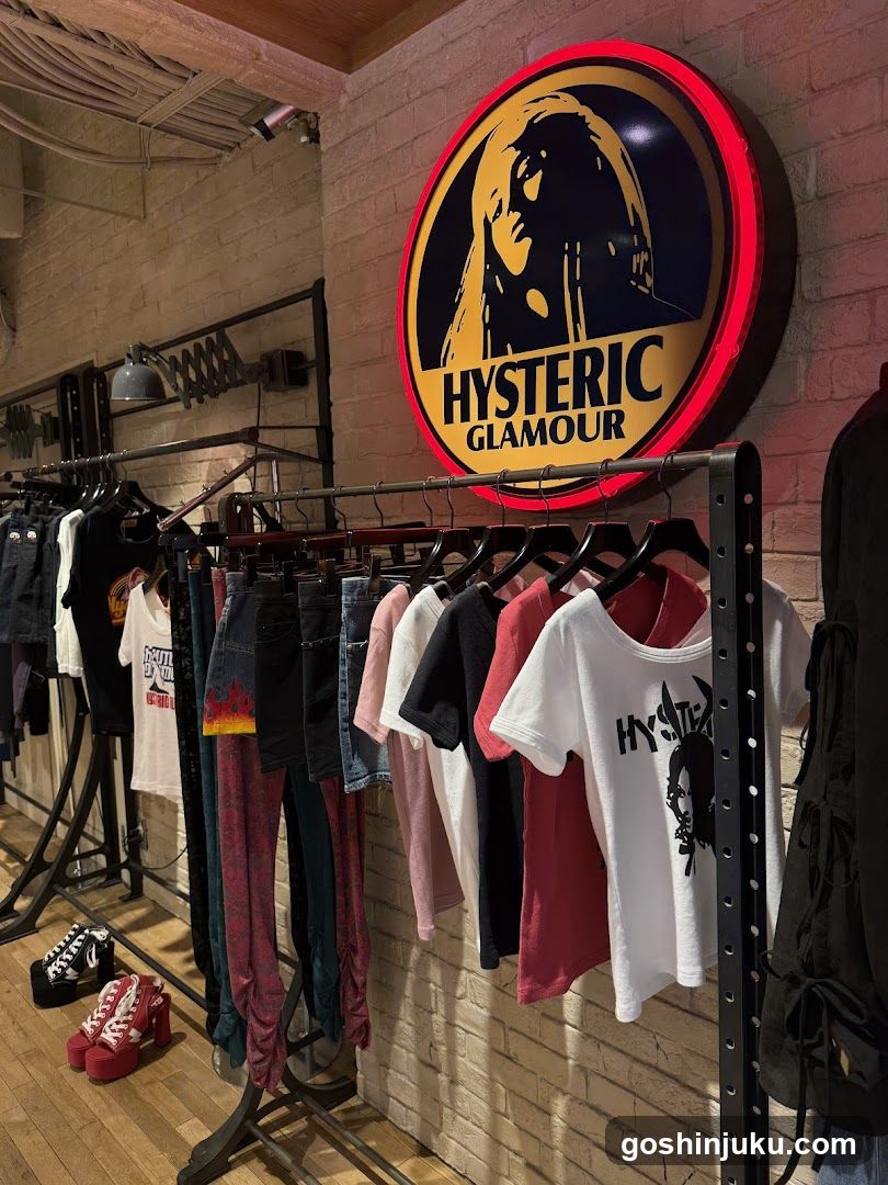 Hysterical Glamour Storefront Interior View