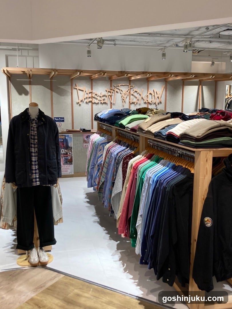Clothing Store Interior Display