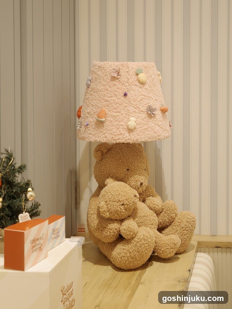 Teddy Bear Lamp Display