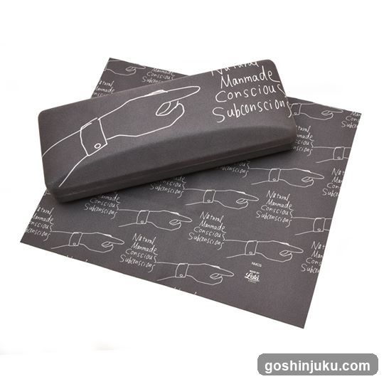 Packaging with hand illustrations and text
