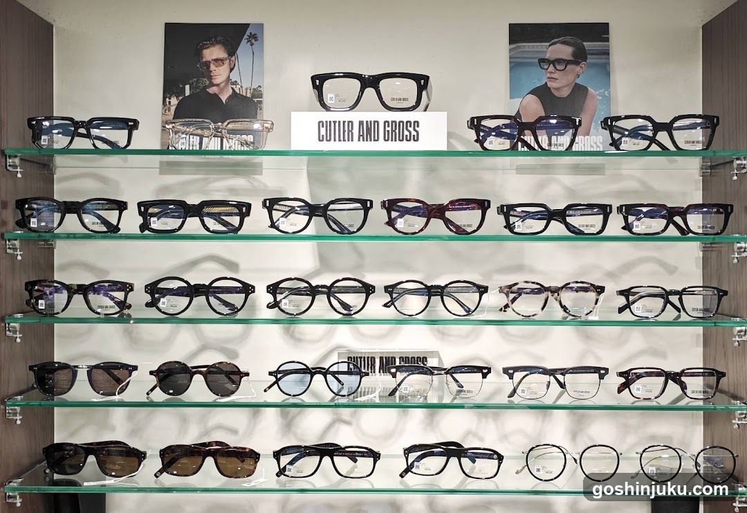 Cutler and Gross Eyewear Display