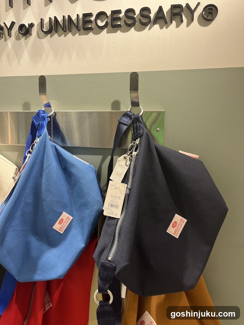 BAGS ON DISPLAY