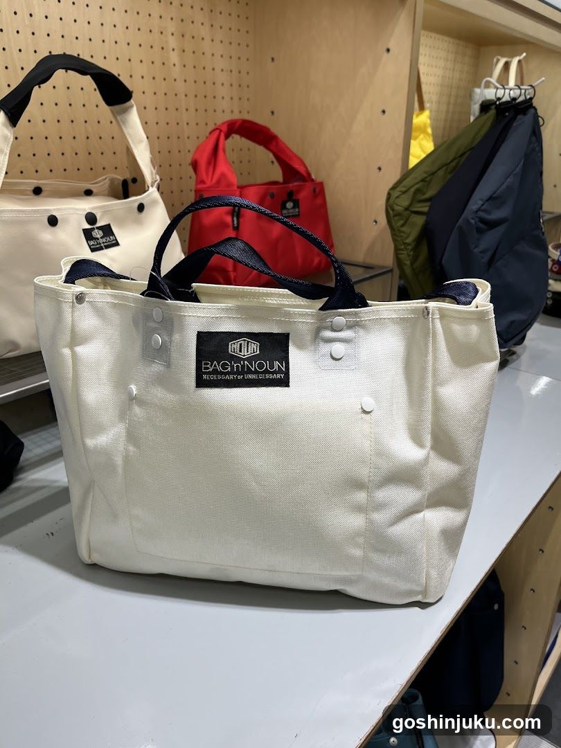 Bag 'n' Noun Tote Bag Display