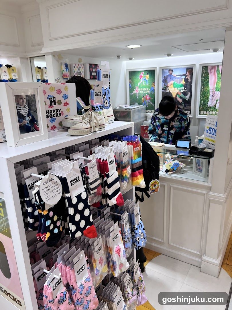Socks Store Interior Display