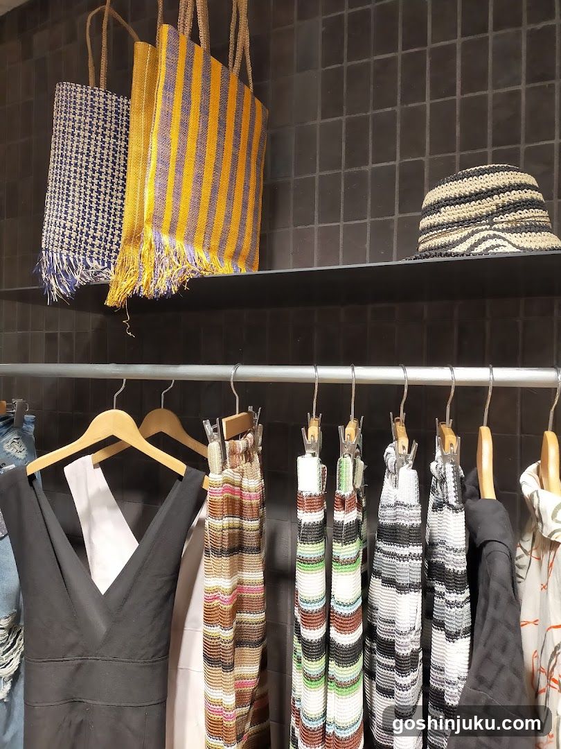 Clothing and Accessories Display