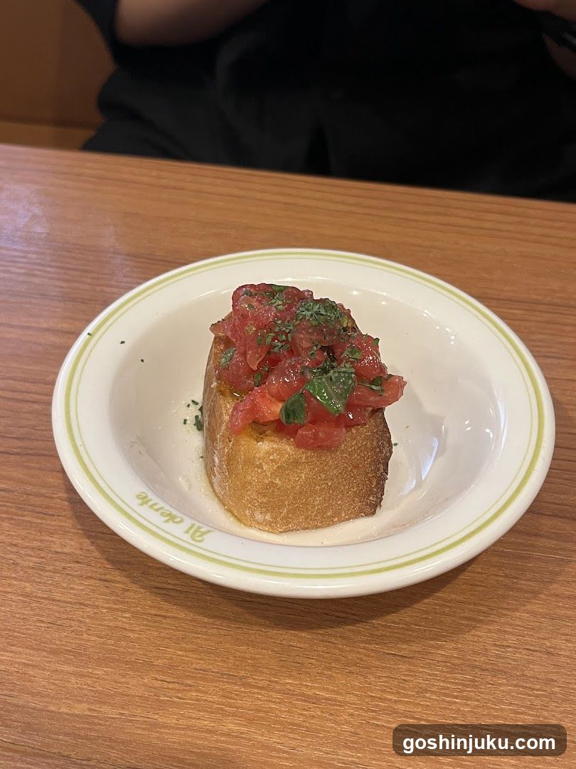 Bruschetta with Tomato and Basil