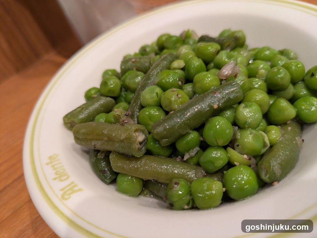 Green Peas and Beans Dish