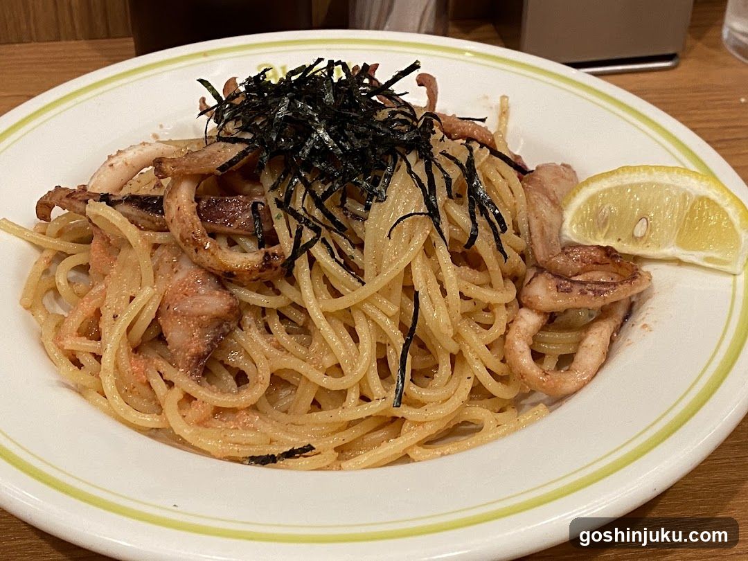 Spaghetti with Squid and Lemon
