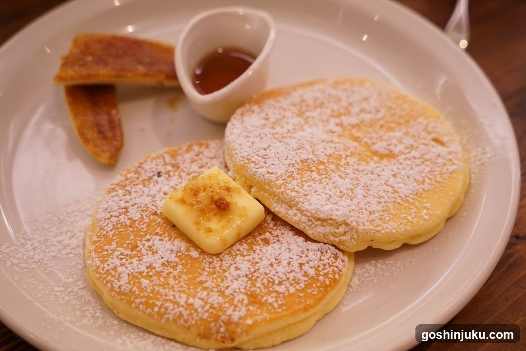 Pancakes with Butter and Syrup