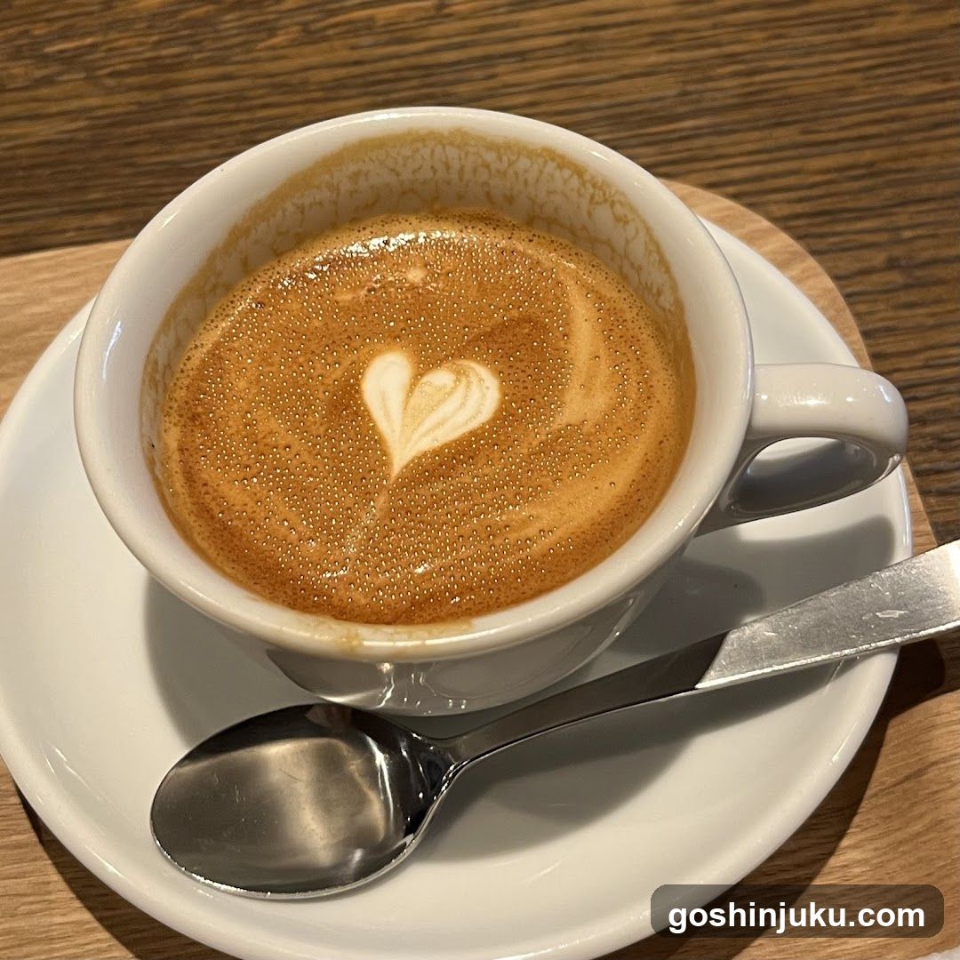 Latte with Heart Art