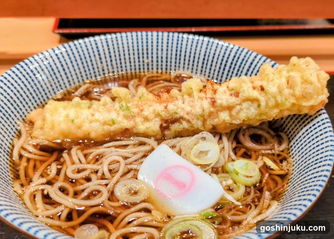 Soba Noodles with Tempura