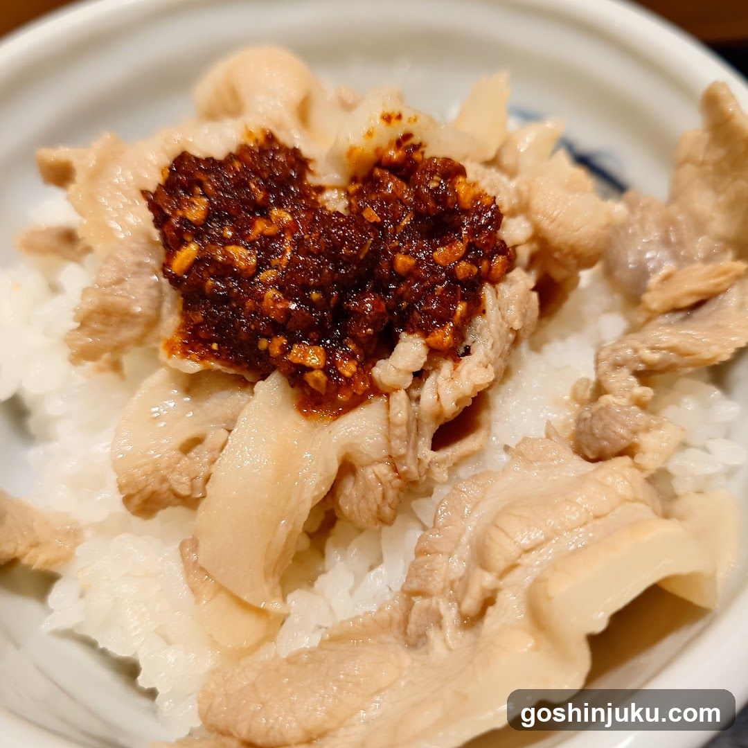 Rice Bowl with Meat and Chili Paste