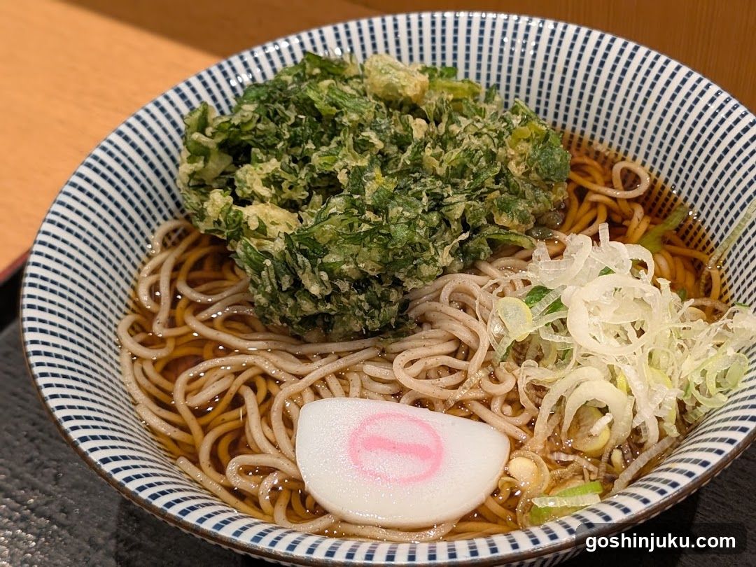 Soba Noodles with Tofu and Scallions