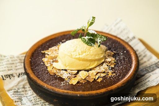 Chocolate Lava Cake with Ice Cream