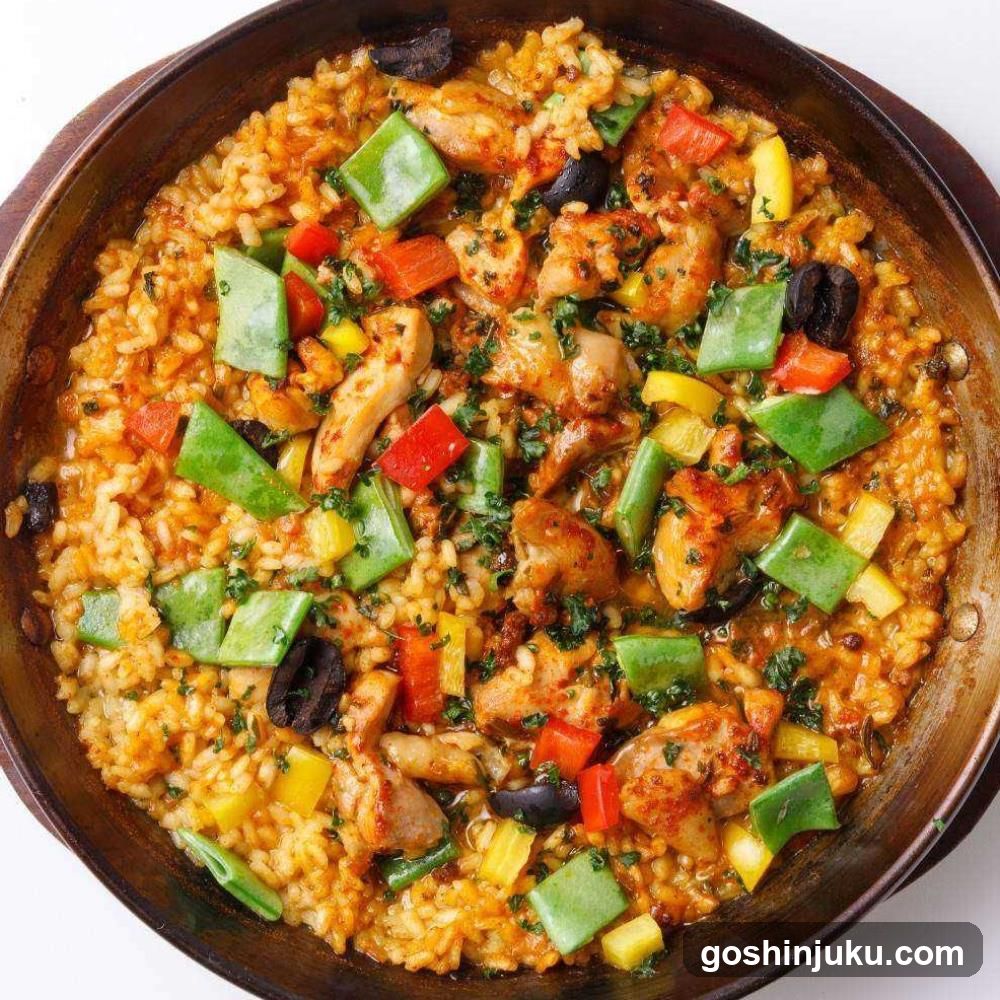 Vegetable and Chicken Rice Dish