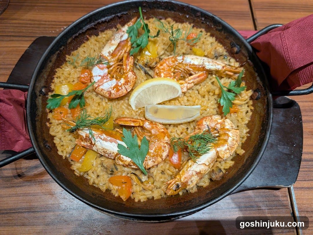 Shrimp Paella in a Pan