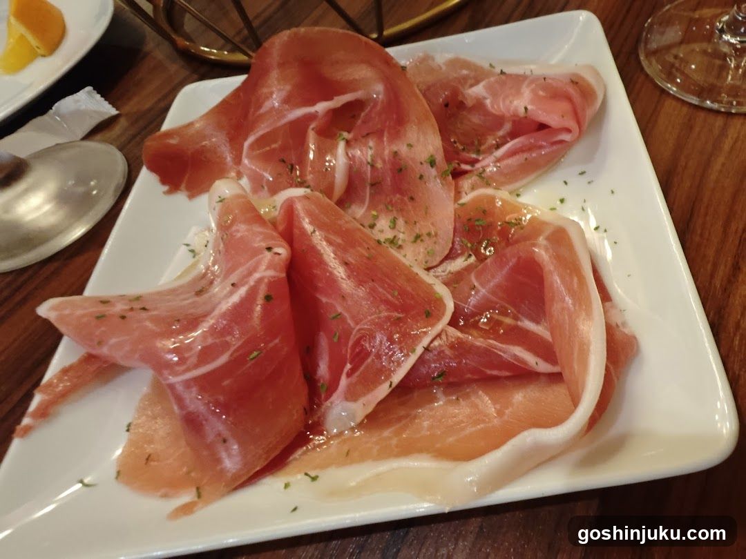 Prosciutto di Parma with Olive Oil and Herbs