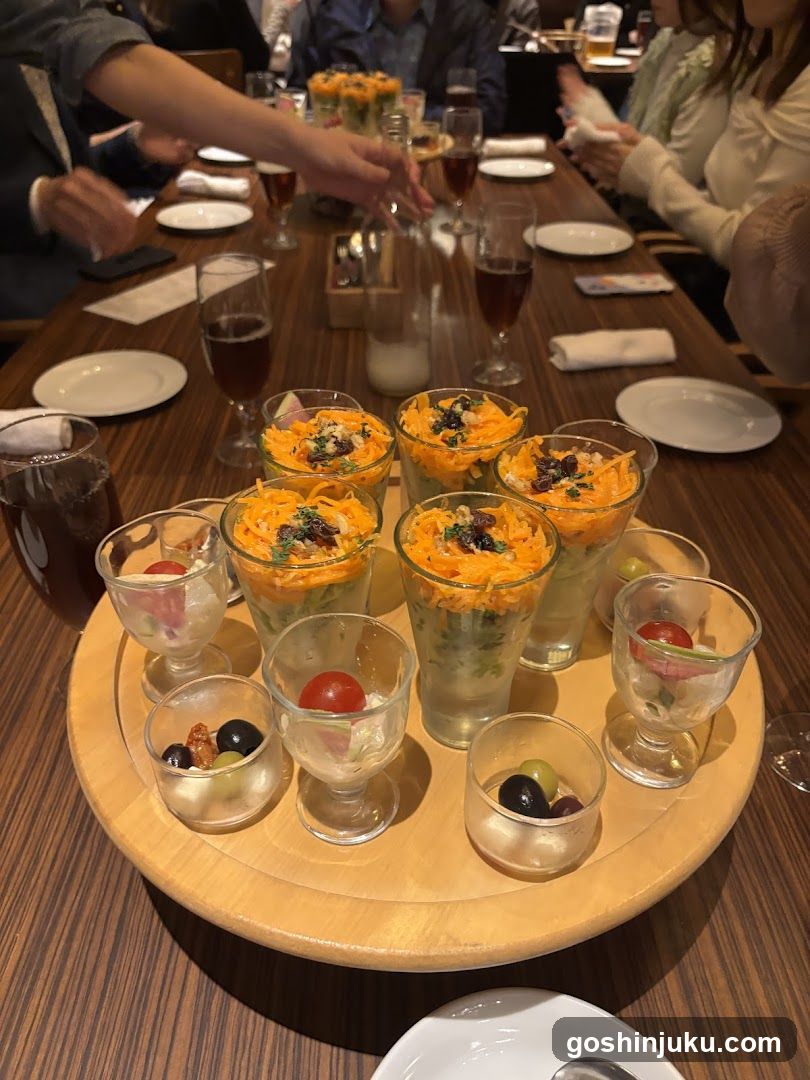 Dining Table with Appetizers
