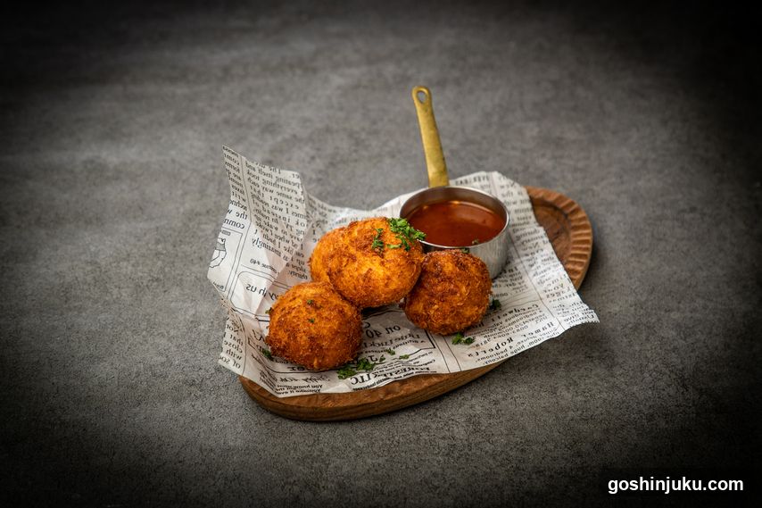 Fried Croquettes with Sauce