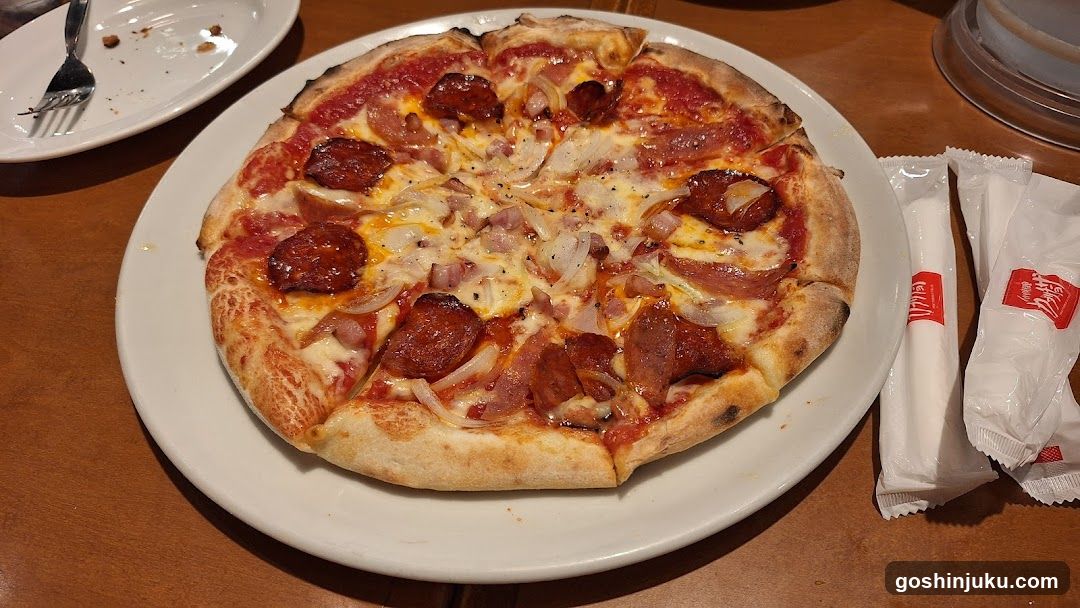 Pepperoni and Onion Pizza