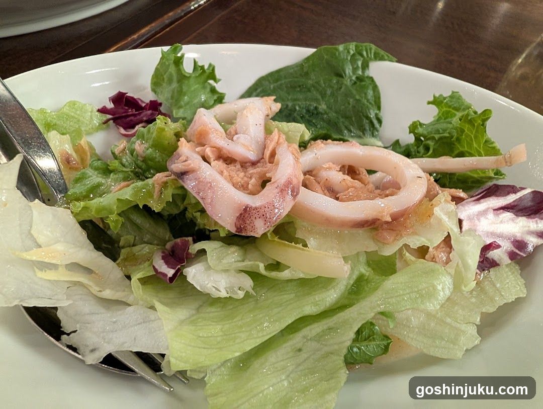 Salad with Squid