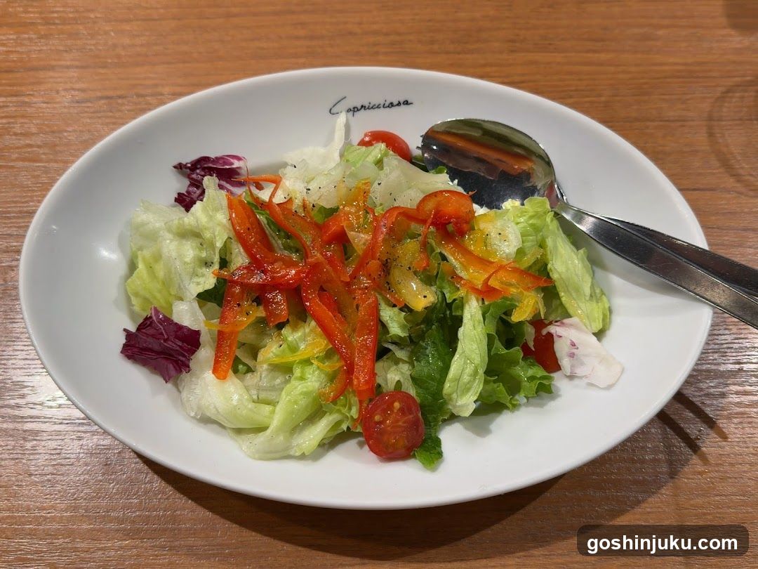 Salad with Red Peppers and Tomatoes