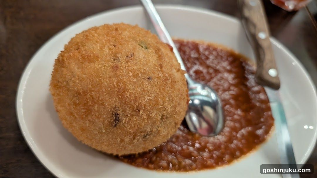 Fried Croquette with Sauce