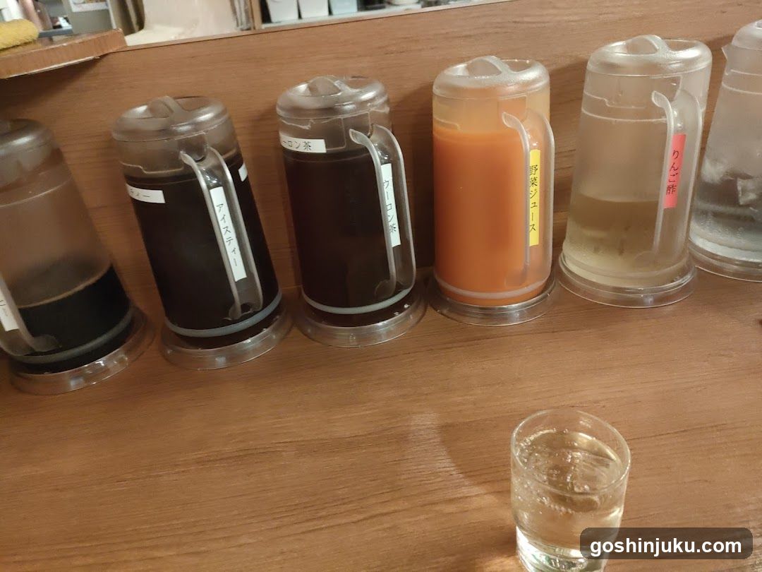 Beverage Dispensers on Counter