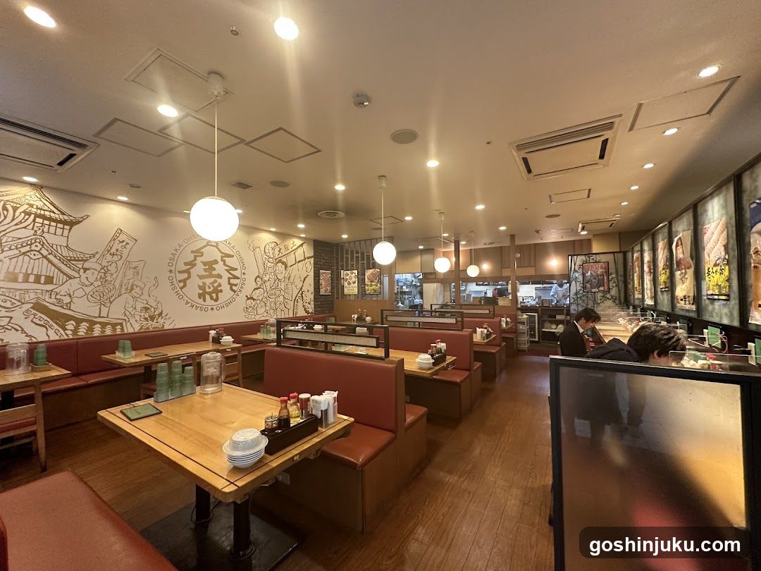 Restaurant Interior with Wall Art and Seating Areas