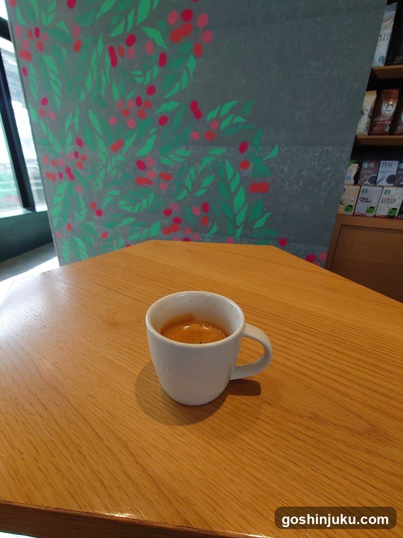 Coffee Cup on Wooden Table