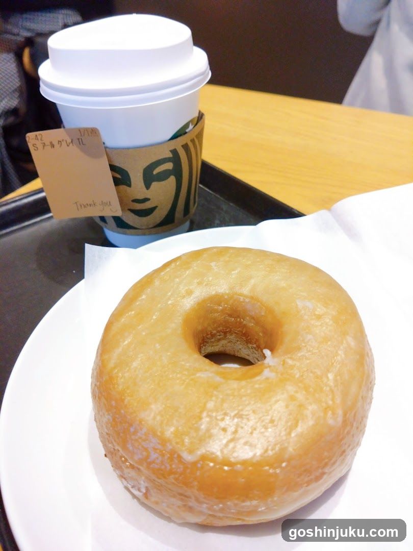 Starbucks Donut and Coffee