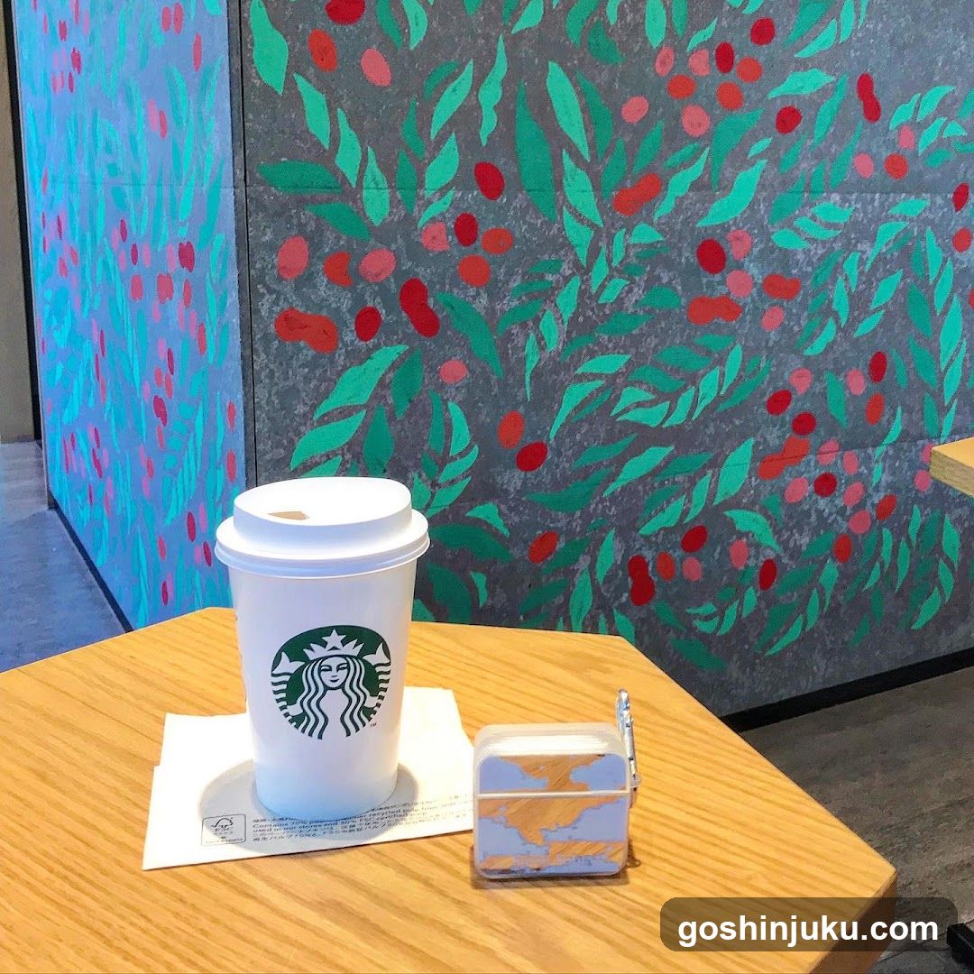 Starbucks Coffee Cup and Map Key